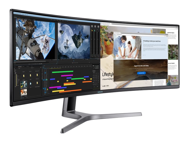 Samsung C49RG90SSU QLED monitor curved 49