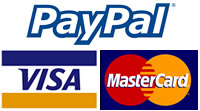 MasterCard & Visa Debit and Credit and PayPal Accepted 